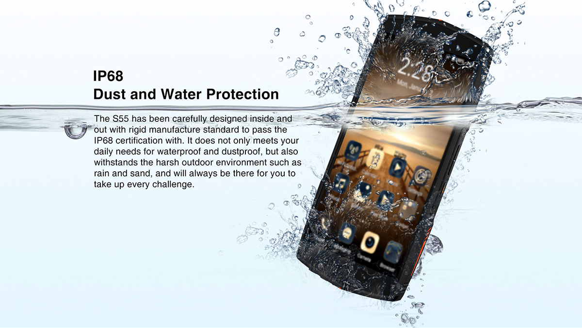 EL S55 rugged phone