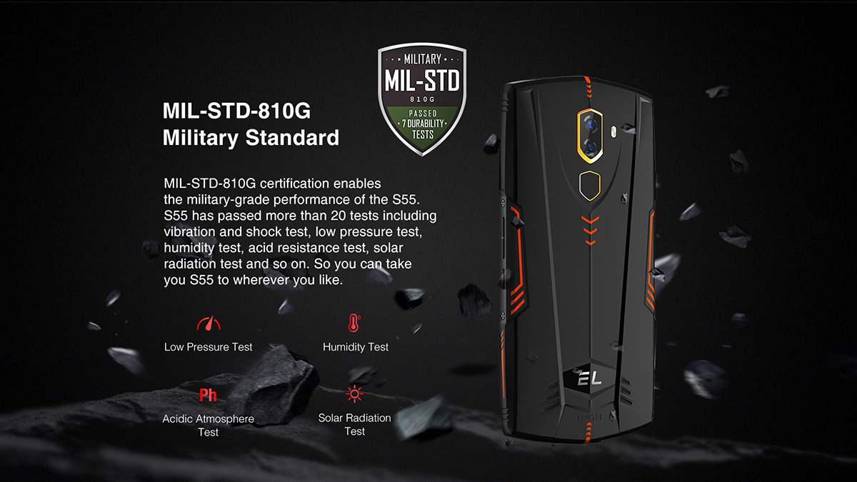 EL S55 rugged phone