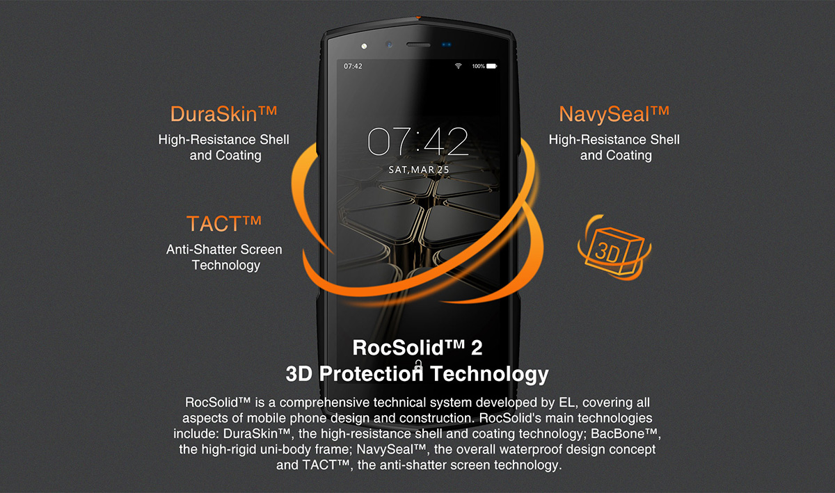 EL S55 rugged phone