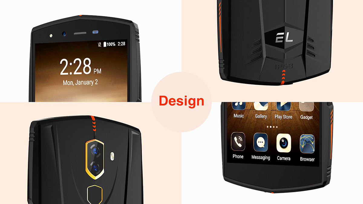 EL S55 rugged phone