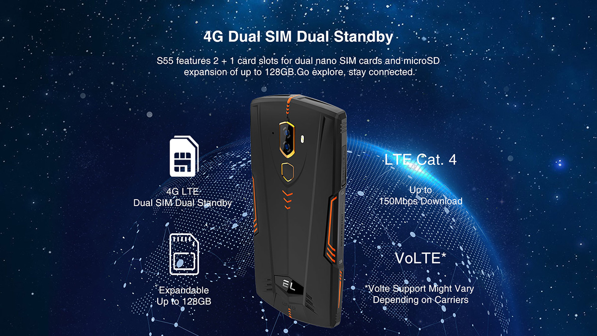 EL S55 rugged phone