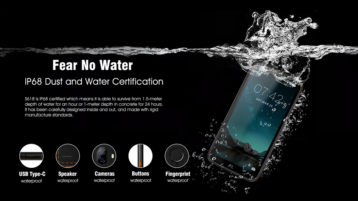 EL S618 rugged phone